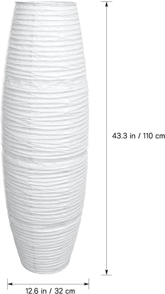 Alt view image 2 of 7 - Uonlytech Paper Floor Lampshade Light Accessories: Diploma Floor Lamp Shield Japanese Style Standing Lamps for Living Room Contemporary Floor Lamp Cover