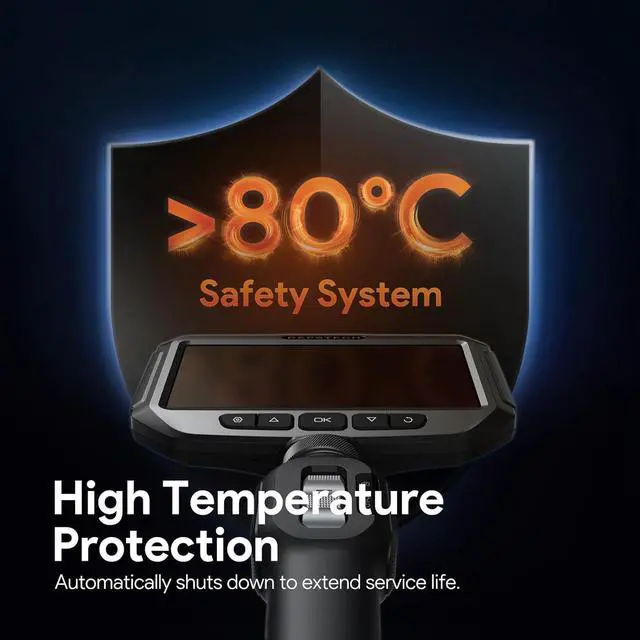 Alt view image 7 of 7 - Two-Way Articulating Borescope Camera with Light, DEPSTECH Industrial Endoscope with Articulated Probe, Flexible Mechanic Snake Inspection Camera for Wall Automotive Engine Inspect-5FT