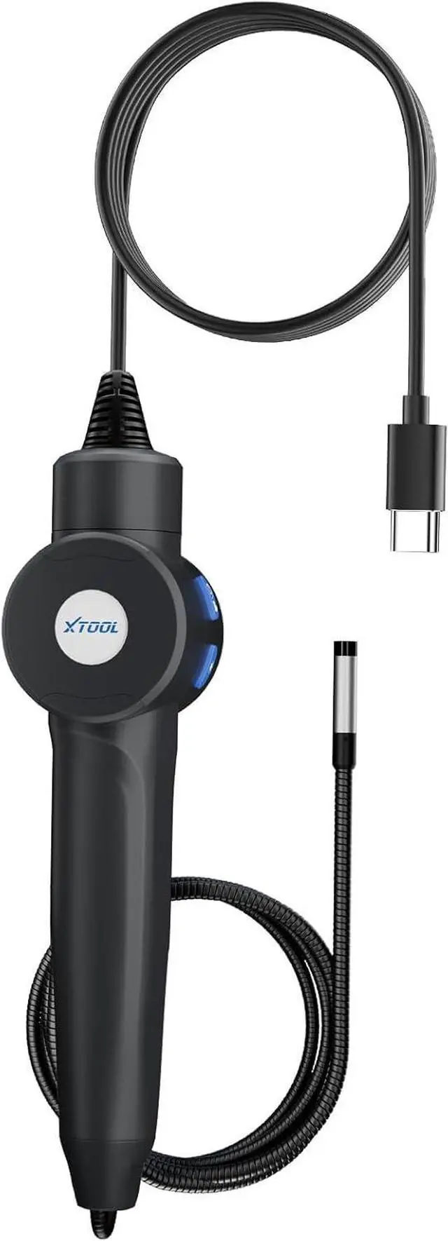 Main image of XTOOL Inspection Camera XV200, 2MP&1080P HD& 8 LEDs Automotive/Industrial Endoscope Waterproof Borescope Camera with Light, Work with D7/D7S/D7W, D8S/D8W, D9S//D9S PRO/IP919 PRO Type-C Version