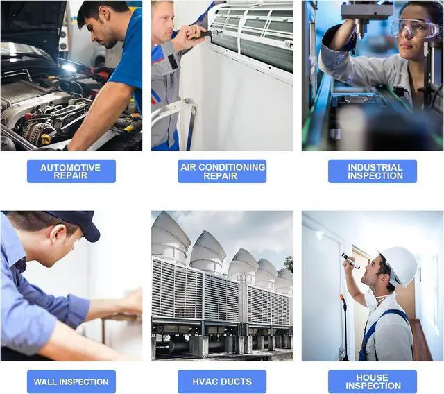 Alt view image 4 of 4 - XTOOL Inspection Camera XV200, 2MP&1080P HD& 8 LEDs Automotive/Industrial Endoscope Waterproof Borescope Camera with Light, Work with D7/D7S/D7W, D8S/D8W, D9S//D9S PRO/IP919 PRO Type-C Version