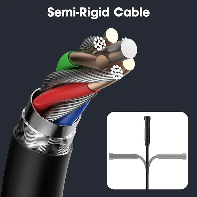 Alt view image 7 of 7 - Endoscope Camera with Light,Triple Lens 1080P HD Borescope,16.4ft/5M Cable,2MP IP67 Waterproof Inspection Camera,2600mAh Battery,8GB Storage (M60-3lens-8GB-5M)