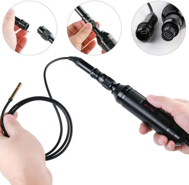 Alt view image 3 of 4 - Autel MaxiVideo MV108S Inspection Endoscope Video Scope for Autel MX900 / TS900 / MK808 S / MK900 / MS909 / Ultra EV