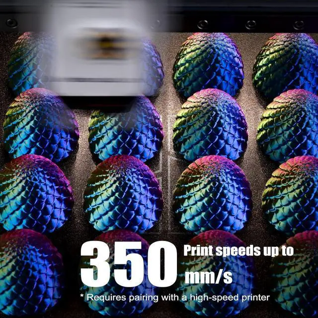 Alt view image 3 of 7 - OVV3D 3D Printer Filament, PLA Filament 1.75mm, Tri-Colors Rainbow Silk PLA Filament, Rainbow PLA Filament with Silk PLA Red-Yellow-Blue, 3D Printing Filament PLA Filament 1.75mm +/-0.02mm, 1kg