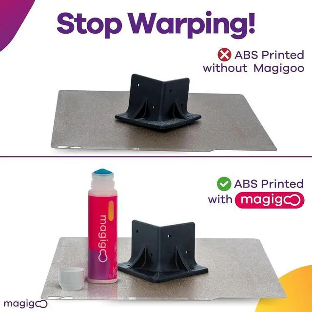 Alt view image 4 of 7 - MO2016 All-in-One 3D Printer Adhesive Glue - ABS, PLA, PETG, HIPS, and TPU Flex Filament on Glass, Flex Plate, PEI, Buildtak, Kapton - 3D Printing Accessories, Supplies, and Materials (50mL)