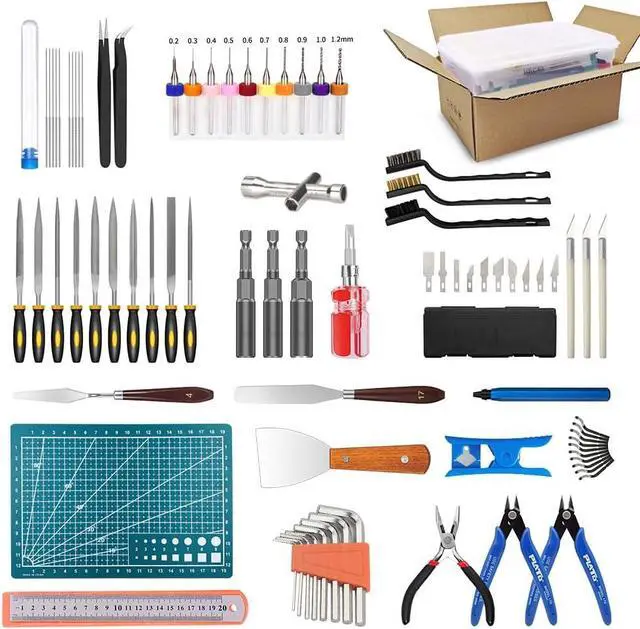 Main image of 82 Pcs 3D Printer Tool Kit with Case, 3D Printing Tools with Accessories of Deburring Tool, Nozzle Cleaning Kit, Screwdriver Kit, Tube Cutter for 3D Print Removing, Cleaning, Finishing, Carving