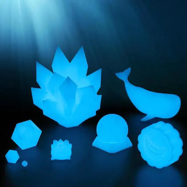 Alt view image 6 of 6 - SainSmart - 540GBL Flexible TPU 3D Printing Filament, Glow in The Dark, Luminous Blue, 1.75 mm, 1 kg, Dimensional Accuracy +/- 0.04 mm