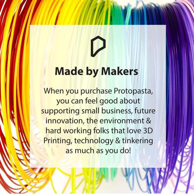 Alt view image 7 of 7 - Protopasta 3D Printer Filament, PLA Filament 1.75mm, Composite Carbon Fiber PLA, 500g Spool