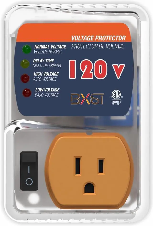 Main image of [ETL Listed] BXST Single Outlet Surge Protector for Refrigerators Voltage Protector for Home Appliance Delay Protection Electronic Surge Protector for Fridge TV Air Conditioners 120V 15A 1800Watts