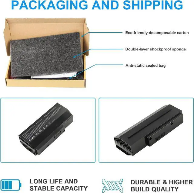 Alt view image 7 of 7 - Fancy Buying 8 Cells A42-G53 Laptop Battery for Asus G73 G73g G73s G73j G73jh G73jw G53j G53 G53s G53sx G53sw G73JH-BST7 G73JH-BST7 G73JH-RBBX09 G73JH-RBBX09 G73JH-X3 G73JH-X5 G73JQ G73JW-FHD-TZ152V