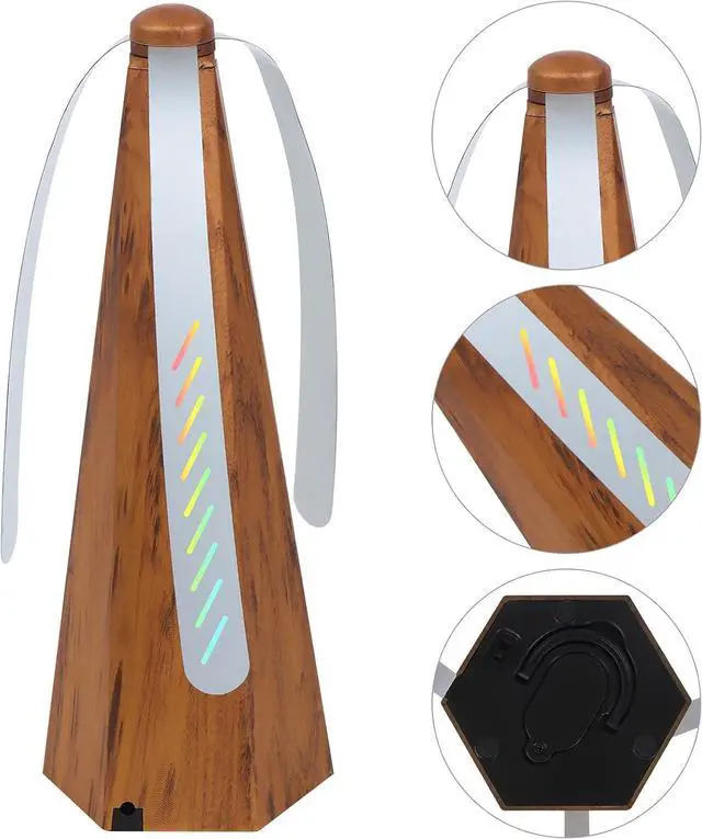 Alt view image 3 of 7 - 3 PCS Fly Fan for Tables Fan Fly Portable Wood Grain Table Fan,for Outdoor