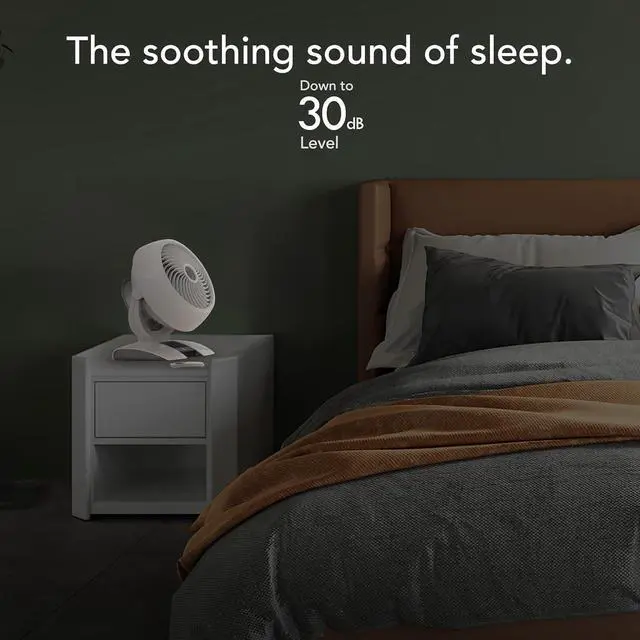 Alt view image 5 of 6 - Vornado 5303DC Energy Smart Small Air Circulator Fan with Variable Speed Control, white, Medium