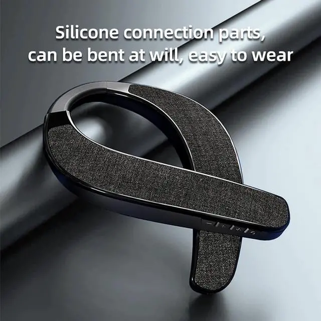 Alt view image 3 of 7 - Neck Speaker, Bluetooth 5.3 Built-in mic, Wearable Neckband Speakers 3D Stereo Surround Sound (Black)