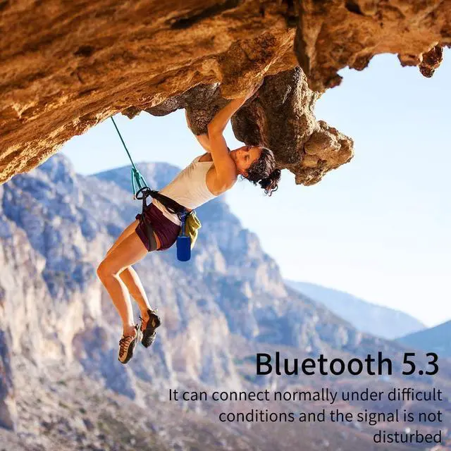 Alt view image 7 of 7 - Bluetooth Speaker,MusiBaby Wireless,Waterproof,Outdoor,Portable Speaker,Dual Pairing,Loud Stereo,Booming Bass,24H Playtime Wireless Speakers for Home,iPhone,Party,Gifts(Blue)