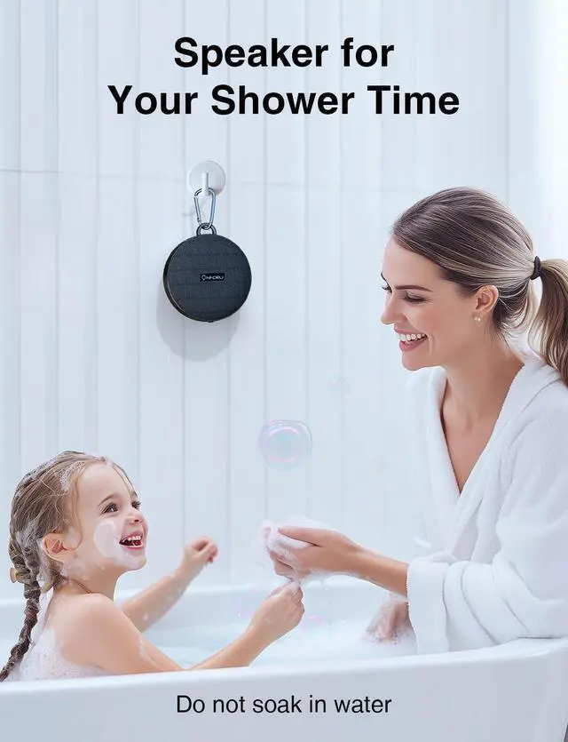 Alt view image 5 of 7 - Onforu Portable Bluetooth Speaker for Bike, IP65 Waterproof Mini Outdoor Shower Travel Speakers, Bike Accessories Wireless Bicycle Speaker with Loud Sound for Riding, Ideal Gift