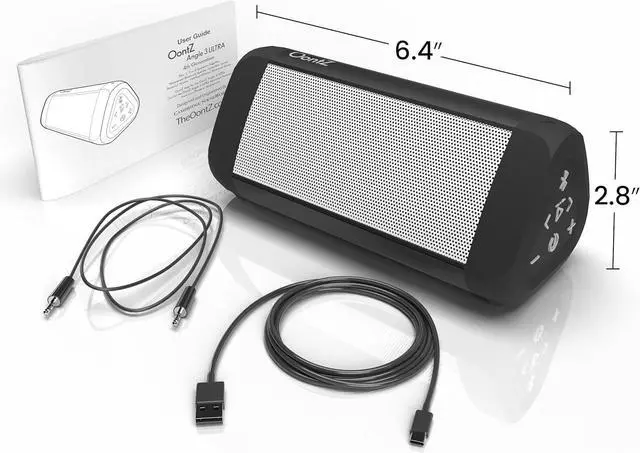 Alt view image 7 of 7 - OontZ Ultra Portable Bluetooth Speaker 5.0 - IPX7 Waterproof, 14W Enhanced Sound, 20-Hr Battery, 100ft Wireless Range, Deep Bass and Clear Audio, Durable Shower Speaker for Pool or Beach (White)