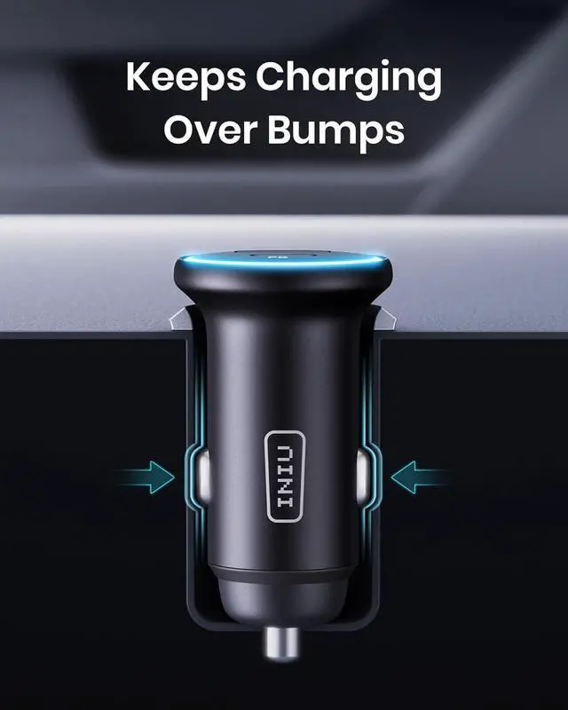 Alt view image 7 of 7 - INIU USB C Car Charger, 66W USB-C & USB-A Fast Charging Cigarette Lighter Adapter, Car Power Adapter PD QC3.0 Mini Car Phone Charger, for iPhone 16 15 14 Pro Max Samsung Galaxy S25 S24 S23, iPad Pro