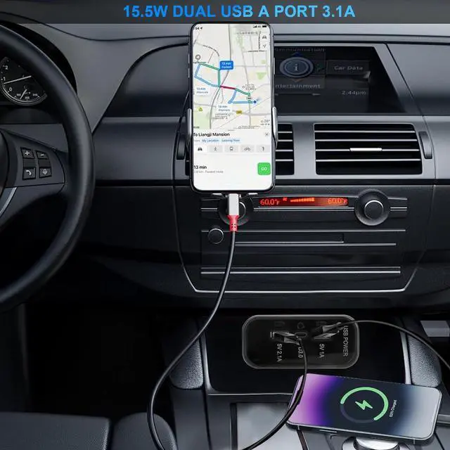 Alt view image 4 of 7 - 3 Ports 12V RV USB Outlet 45.5W, 4PCS PD3.0 Type-C Quick Charge & Dual A Port 3.1A Panel Wall Mount, Automotive Car Socket Charger Adapter for RV Marine Boat Bus ATV Motorcycle Truck