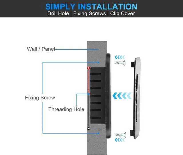Alt view image 7 of 7 - 3 Ports 12V RV USB Outlet 45.5W, 4PCS PD3.0 Type-C Quick Charge & Dual A Port 3.1A Panel Wall Mount, Automotive Car Socket Charger Adapter for RV Marine Boat Bus ATV Motorcycle Truck