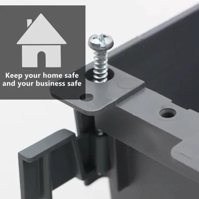 Alt view image 3 of 7 - MAKERELE Double Gang Old Work Switch/Receptacle Box, 26 cu.Inch Cut in Outlet Box, PVC Wall Outlet Box, ETL Tested, for Home Improvement(12 Pack)