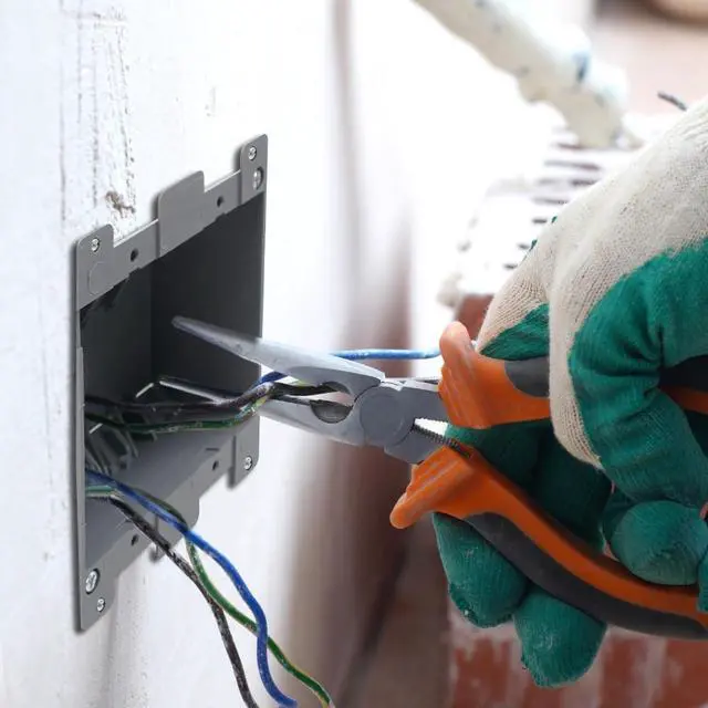 Alt view image 4 of 7 - MAKERELE Double Gang Old Work Switch/Receptacle Box, 26 cu.Inch Cut in Outlet Box, PVC Wall Outlet Box, ETL Tested, for Home Improvement(12 Pack)