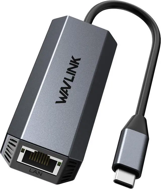 Main image of WAVLINK 5Gbps USB C to Ethernet Adapter, USB Type-C to RJ45 Gigabit LAN Ethernet Network Adapter for Windows, Mac OS, iPad OS and More