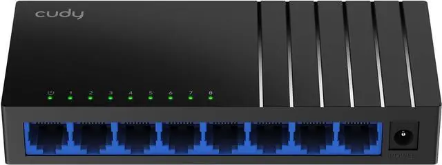 Main image of Cudy GS108D 8 Port Gigabit Ethernet Network Switch,Ethernet Splitter - Desktop, Fanless, Traffic Optimization, Plug and Play