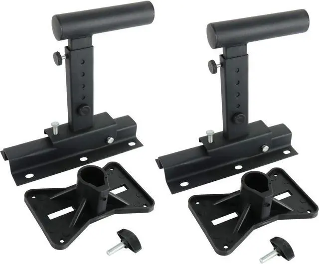 Main image of Yaeccc Pair of Speaker Wall Mounts, Universal Bookshelf Speaker Mounting Bracket,66 Lbs Max Capacity, Black