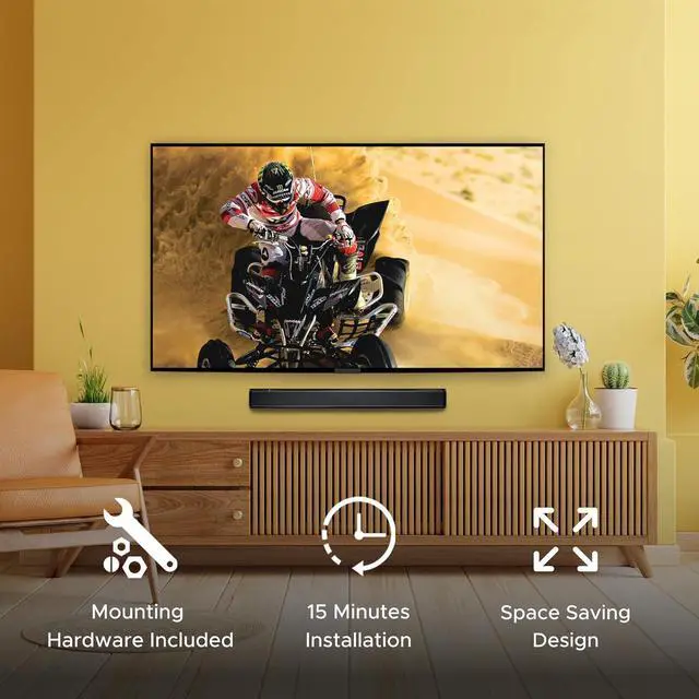 Alt view image 7 of 7 - Sound Bass TV Speaker Wall Mount Bracket | Compatible with Bose TV Speaker Soundbar Only | Complete with Full Mounting Hardware Kit | Only Suitable for Bose TV Speaker Sound Bar | UK Design