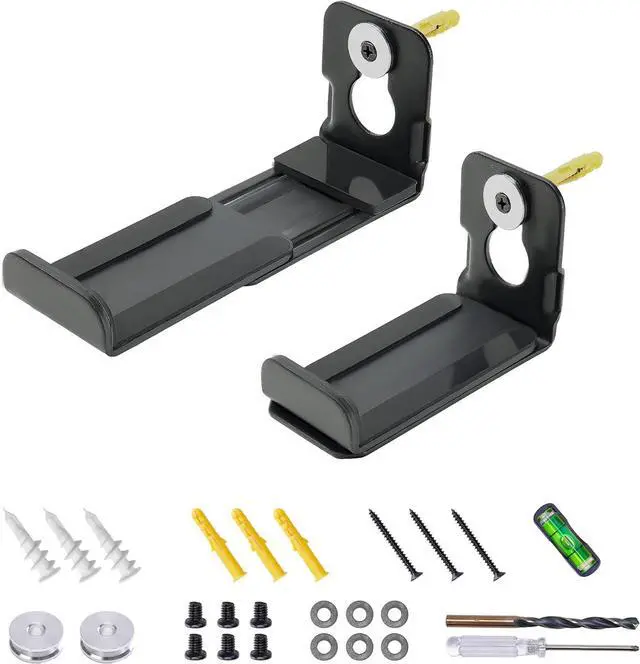 Main image of AENTGIU Adjustable Soundbar Mount Under TV, Universal Soundbar Bracket Hold up to 30lbs, Quick Install Low Profile Design, Soundbar Wall Mount with Hardware Kit