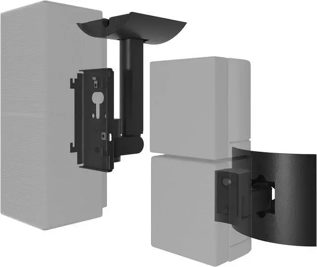 Main image of Black Wall Mount Bracket for UB-20 Compatible with Bose Cube Speakers Lifestyle 6 10 15 18 28 12 (Black)