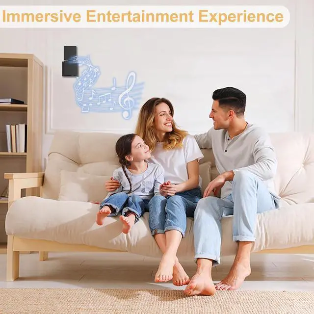 Alt view image 7 of 7 - Black Wall Mount Bracket for UB-20 Compatible with Bose Cube Speakers Lifestyle 6 10 15 18 28 12 (Black)