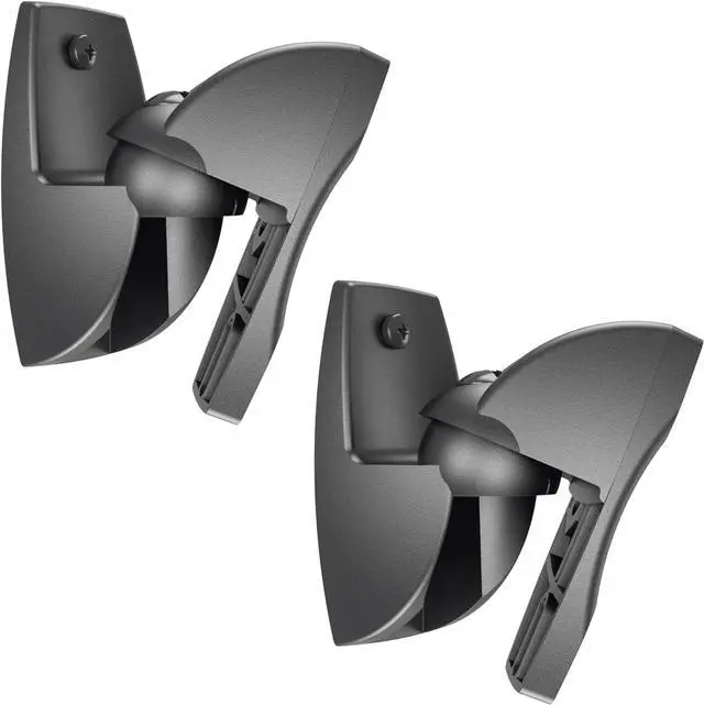 Main image of Vogel's VLB 500 Universal Speaker Wall Bracket Set Swivel and tilt Pre-Assembled Max. 11 lbs (5 kg) Environmental Friendly Packaging Black 2 Brackets