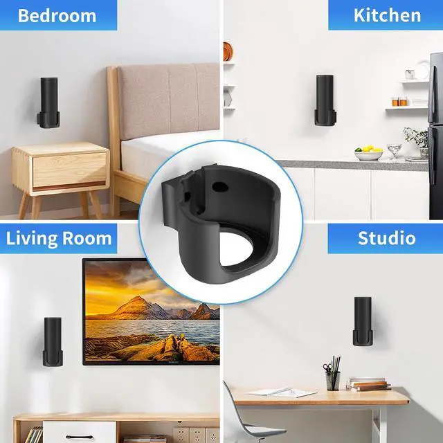 Alt view image 5 of 7 - Sturdy Speaker Wall Mount for Sonos Roam/Roam SL Mount,Speaker Mount for Sonos Roam, Roam SL Wall Mount Bracket Easy to Install Mounting Bracket,Black