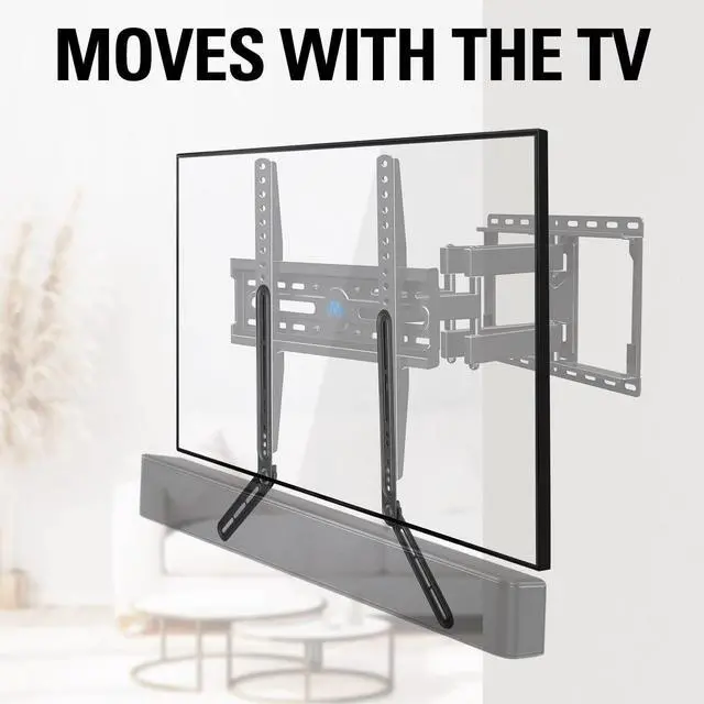 Alt view image 7 of 7 - Mounting Dream Soundbar Mount Fits Most Sound Bars Up to 15 lbs, Mounting Soundbar Above or Under TV, Sound Bar Mounting Brackets for TV, Sound Bar Mount with Detachable Extension Plates MD5422