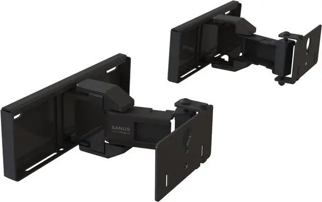 Main image of Sanus Universal Extendable Soundbar Wall Mount - Compatible with Most Soundbars, Under TV Speaker Mounts for an Easy & Secure Installation of Your Soundbar