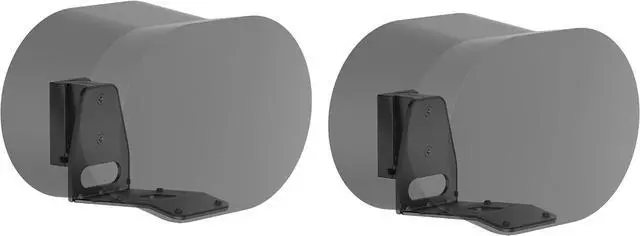 Main image of ynVISION.DESIGN Wall Mount Compatible with Sonos Era 300 Speakers - Pair - Tilt 18°/Swivel ±21° - Cable Management - Concrete/Brick/Wood Stud Mounting Hardware Included - Easy Assembly - Black