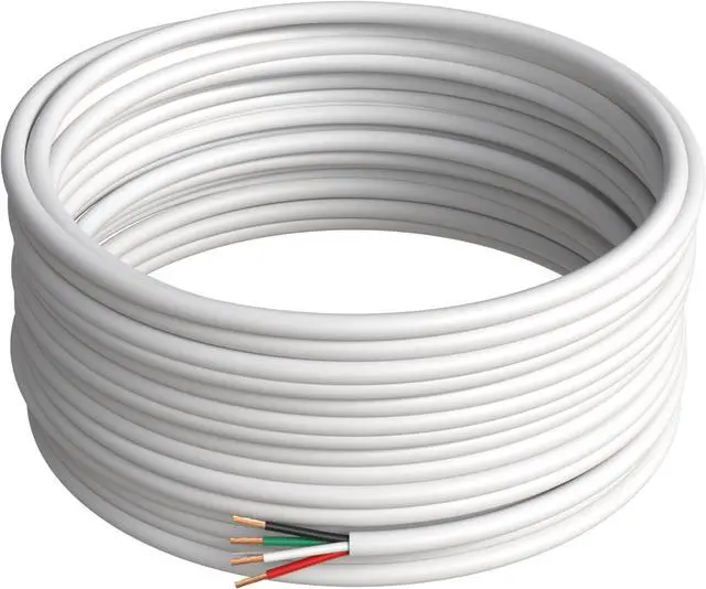Alt view image 7 of 7 - Cables Direct Online 250 feet Speaker Wire 14 Gauge CL2 Rated Indoor Low Voltage Copper Clad Aluminum (CCA) 4 Conductors Cable with Easy Pull Box  Perfect for in-Wall Installation  14/4