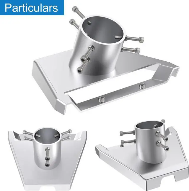 Alt view image 2 of 7 - Heavy Duty Starlink Gen 3 Pipe Adapter, Starlink V4 Pole Adapter Mount,Star Link Gen3 Mount,Star Link Gen 3 Pole Mounting Kit, Adjustable Mounting Kits for StarLink Roof, Wall, RV Installation