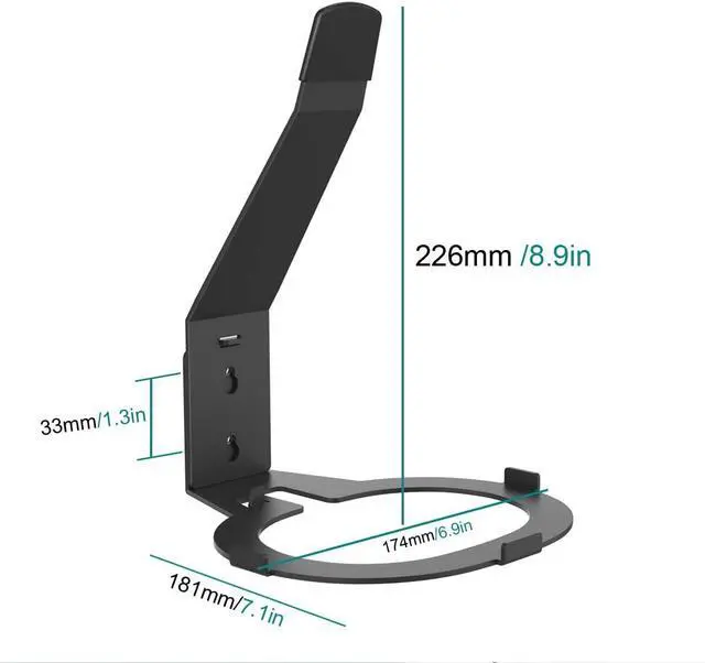 Alt view image 2 of 7 - Monzlteck Wall Mount for SONOS Move,Compatible with Move1 and Move2.