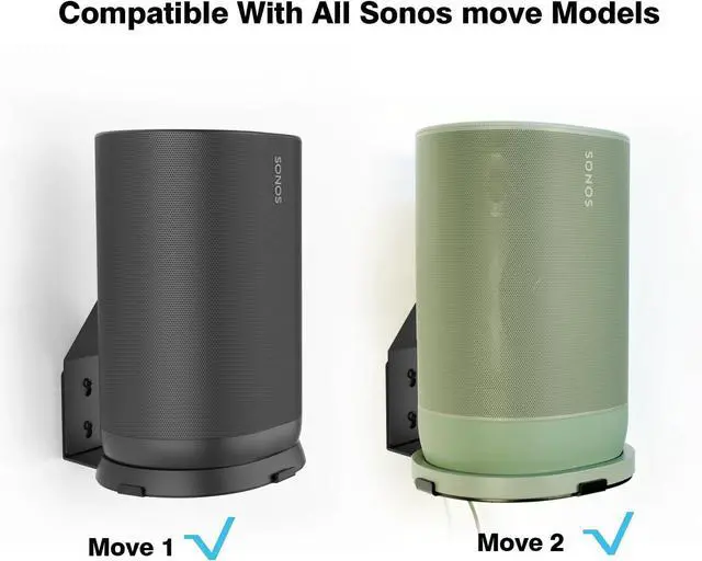Alt view image 4 of 7 - Monzlteck Wall Mount for SONOS Move,Compatible with Move1 and Move2.
