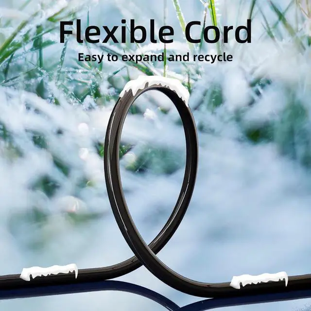 Alt view image 6 of 7 - YOJOE 3-Outlets Indoor Outdoor Extension Cord with Lighted End, 3 Prong 15A Weatherproof Power Cord, 12 Gauge Heavy Duty 40 ft Black Extension Cord Multiple Outlets, 12/3 SJTW UL Listed