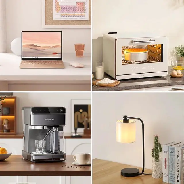 Alt view image 6 of 7 - K KASONIC - 6 Feet 3 Outlet Extension Cord 2 Pack - Triple Wire Grounded Multi Outlet, UL Listed 16/3 SPT-3, 13 Amp - 125V - 1625 Watts (White)