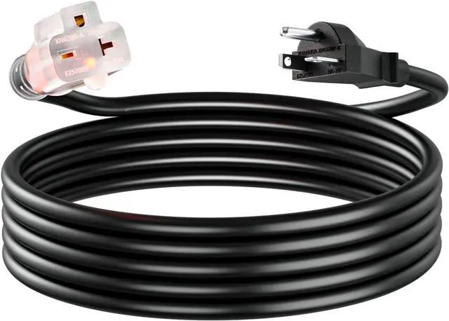 Main image of 10FT 12 Gauge Heavy Duty Durable NEMA 6-20P/NEMA 6-15/20R T-Blade Cord with LED Indicator Indoor/Outdoor Extension Cords, 20 Amps 250Volts YODOTEK