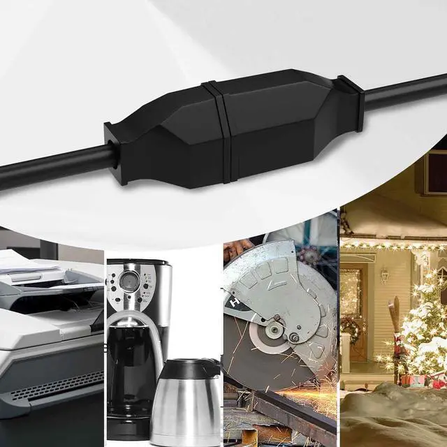 Alt view image 6 of 6 - STARELO Extension Cord Ends 125V 15A 2Pole 3Wire Male Plug and Female Connector Straight Blade Plug Replacement Electrical Extension Cord End(Male & Female 5 Set)