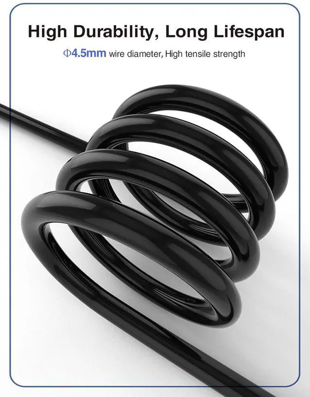 Alt view image 3 of 7 - 2-Pack 33FT 18AWG VOLTKARE 12V DC Power Extension Cable, 5.5x2.1mm Male to Female Plugs, 9V Power Adapter Cable for Tapo WiFi IP Camera: C200 C310 C100 C210 C225 C320WS C520WS TC60 TC70