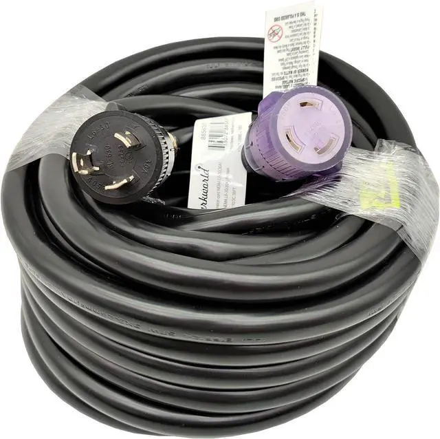 Main image of Parkworld NEMA L6-30 Extension Cord, Locking 3-Prong, 30 AMP, 250 Volts, 7500 Watts (36FT)