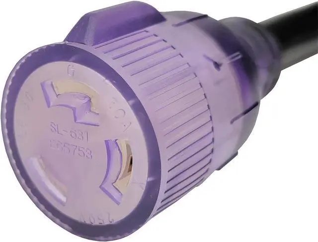 Alt view image 3 of 4 - Parkworld NEMA L6-30 Extension Cord, Locking 3-Prong, 30 AMP, 250 Volts, 7500 Watts (36FT)
