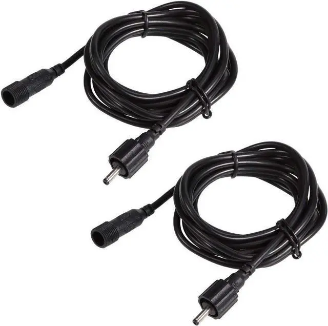Main image of ALOVECO 2 PCS Power Extension Cord, 6.5ft/2M per Cord, 3.5 x 1.35mm DC Extension Wire, IP65 Waterproof, Perfect for Daisy Chain Wiring LED Landscape Lights