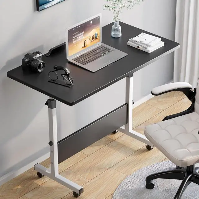 Main image of Rolling Desk Adjustable Height,Portable Laptop Desks,Small Standing Desk with Wheels for Home Office