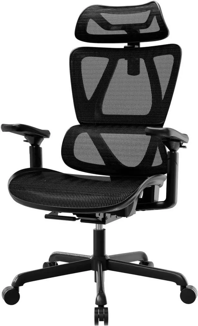 Main image of ELABEST T11 Ergonomic Office Chair,High Back Desk Chairs with Separate Lumbar Support,Magic Armrests,Adjustable Wide Headrest,Comfy Executive Computer Chair,Big and Tall Mesh Chair for Home Office